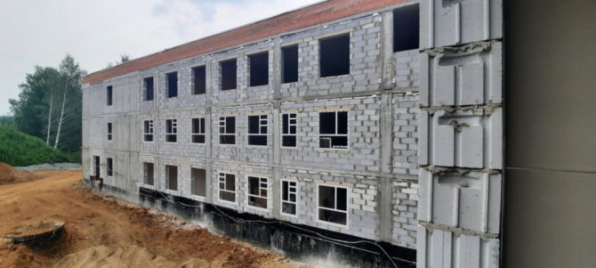 Подрядчик завершил возведение основного каркаса здания нового стационара краевой психиатрической больницы